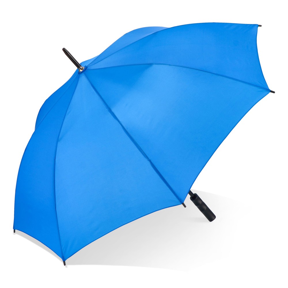 Bosco 190T Polyester 23" Stok paraplu Auto open - blauw