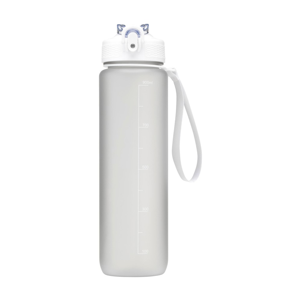 AquaSport RCS Recycled Water Bottle 1 L - Wit