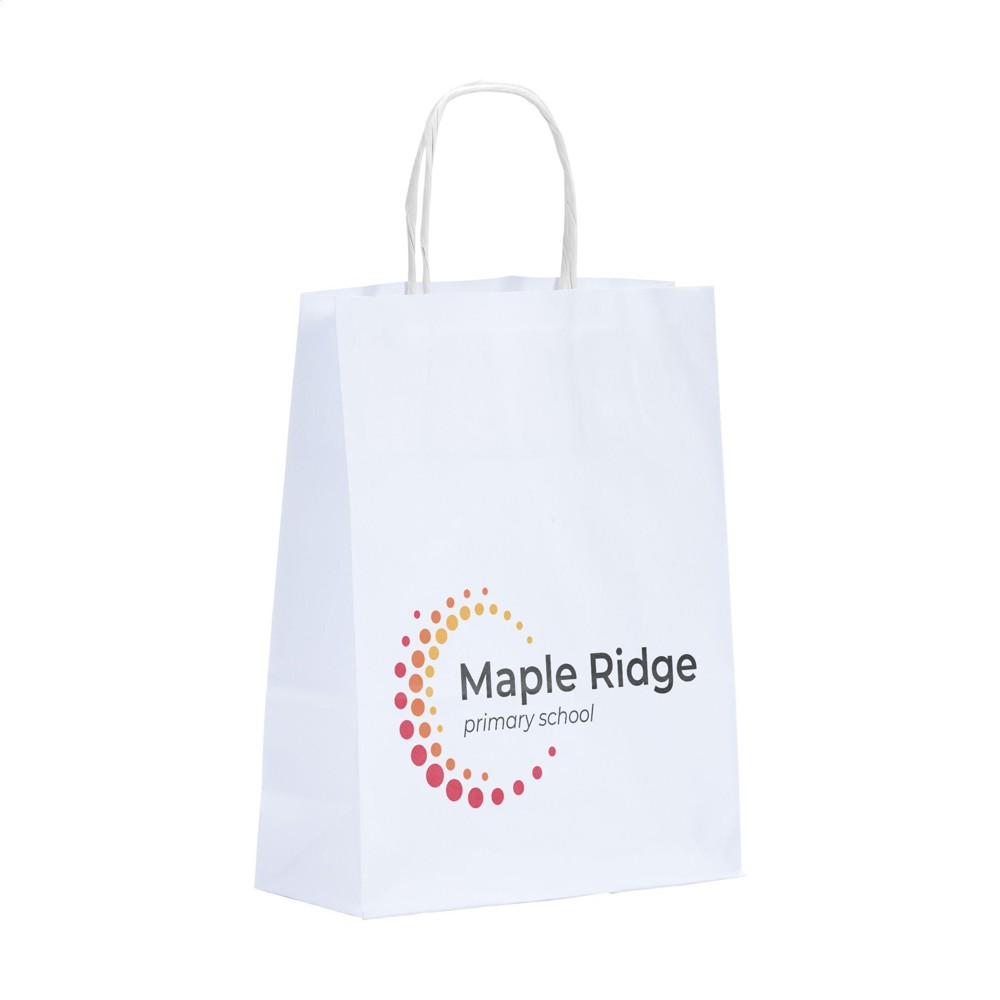 Pagari Paper Bag A5 papieren tas - Wit