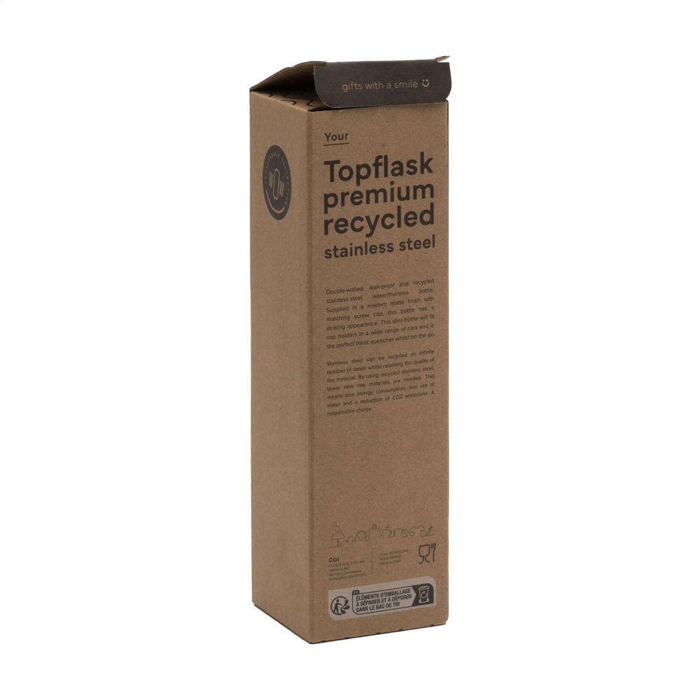 Topflask Premium RCS Recycled Steel 500 ml drinkfles