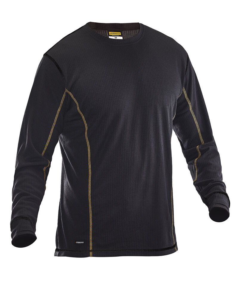 Jobman - 5570 Underwear Top Round neck Zwart XS