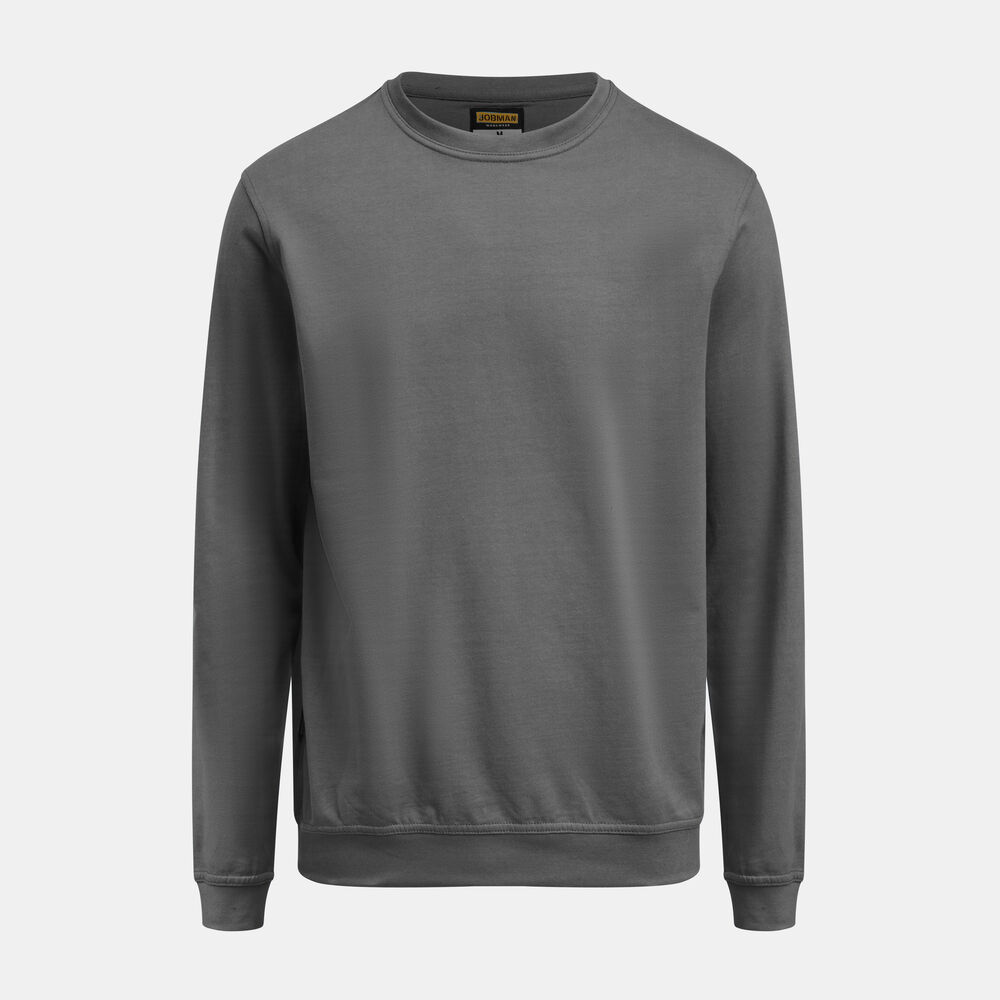 Jobman - 5120 Roundneck Sweatshirt - Donkergrijs