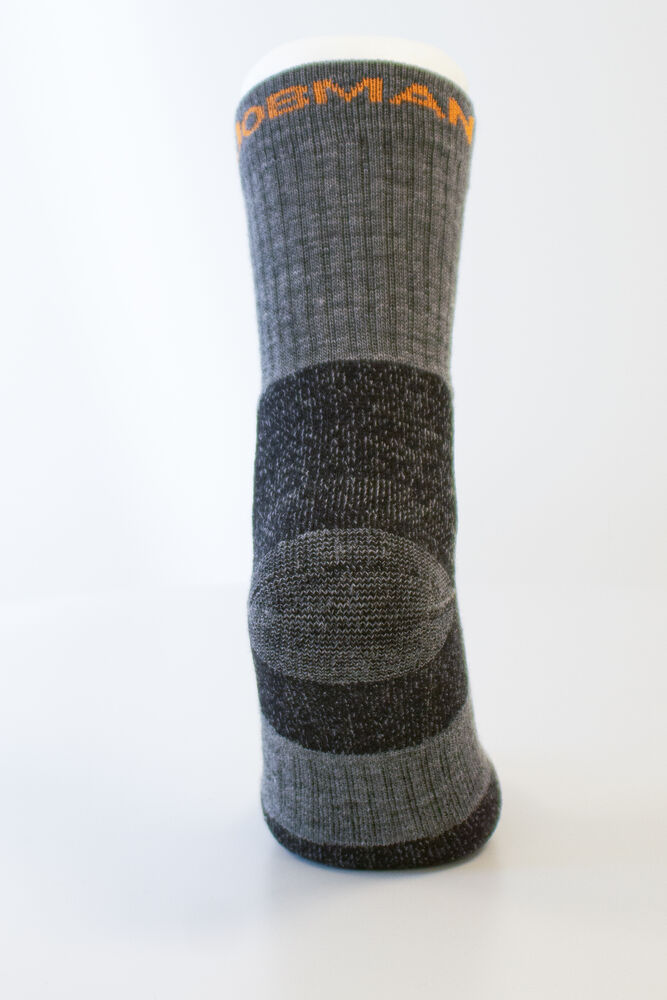 Jobman - 9598 Merino Sock Heavy Donkergrijs/Zwart 37
