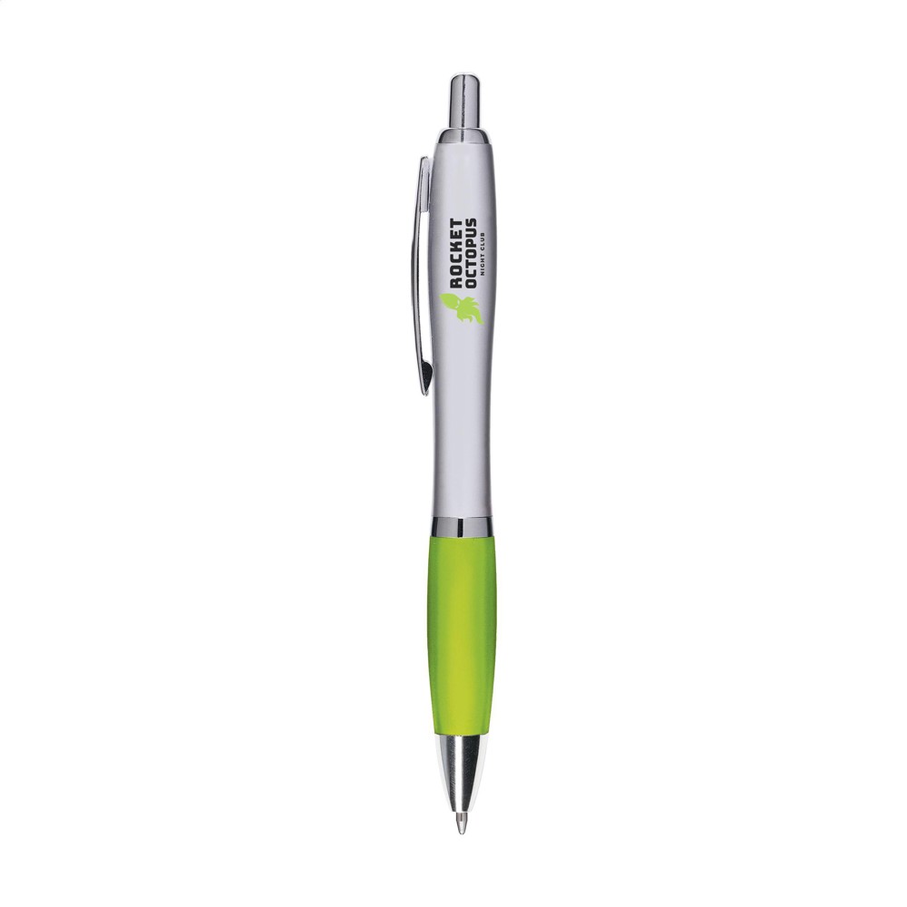 Athos Silver pennen - lime (± PMS 376)