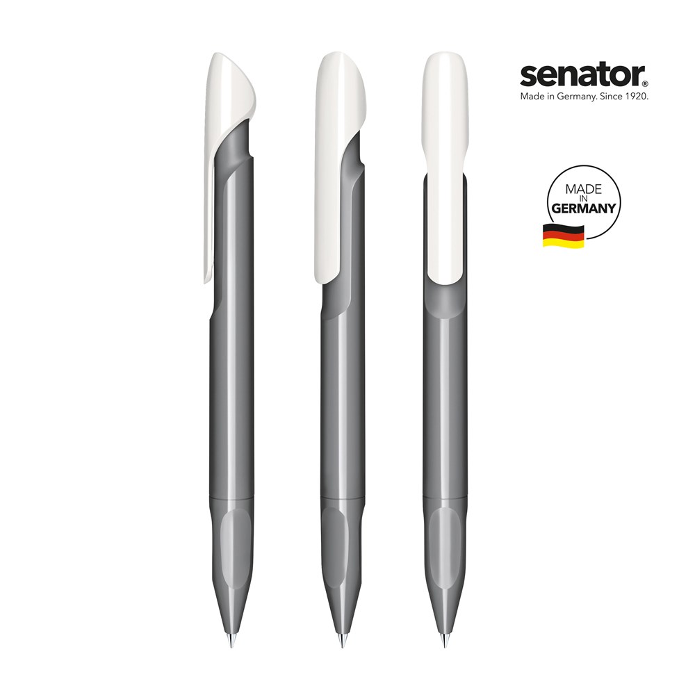 senator® Evoxx Polished Recycled Druckkugelschreiber - cool gray 9