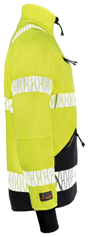 Jobman - 1190 Hi-Vis Windblocker Jacket Geel/Zwart XS