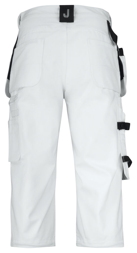 Jobman - 2133 Painters' Long Shorts Wit/Zwart 100