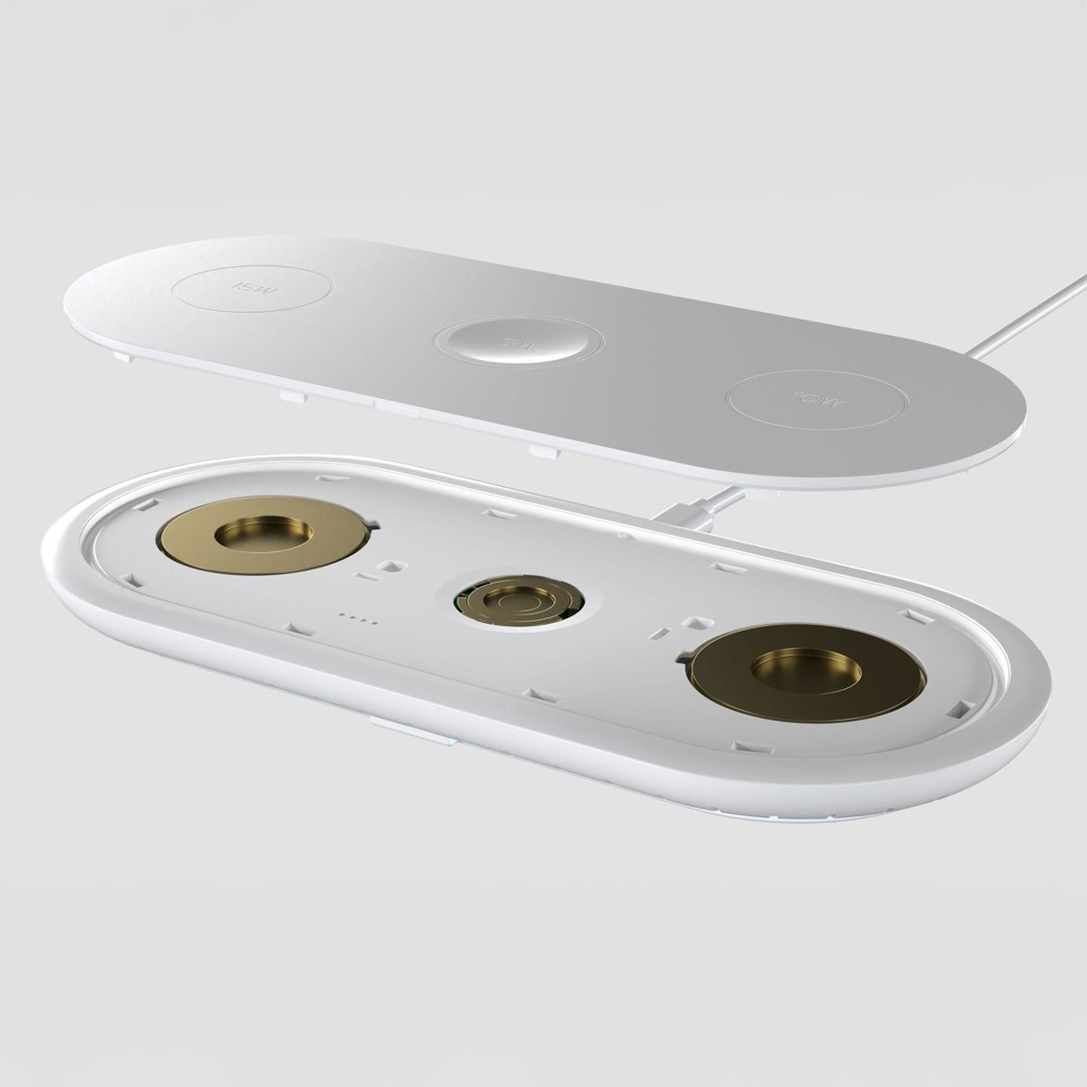 3-in-1 Draadloze Oplader 15 W, Smartphone / Apple Watch / AirPod