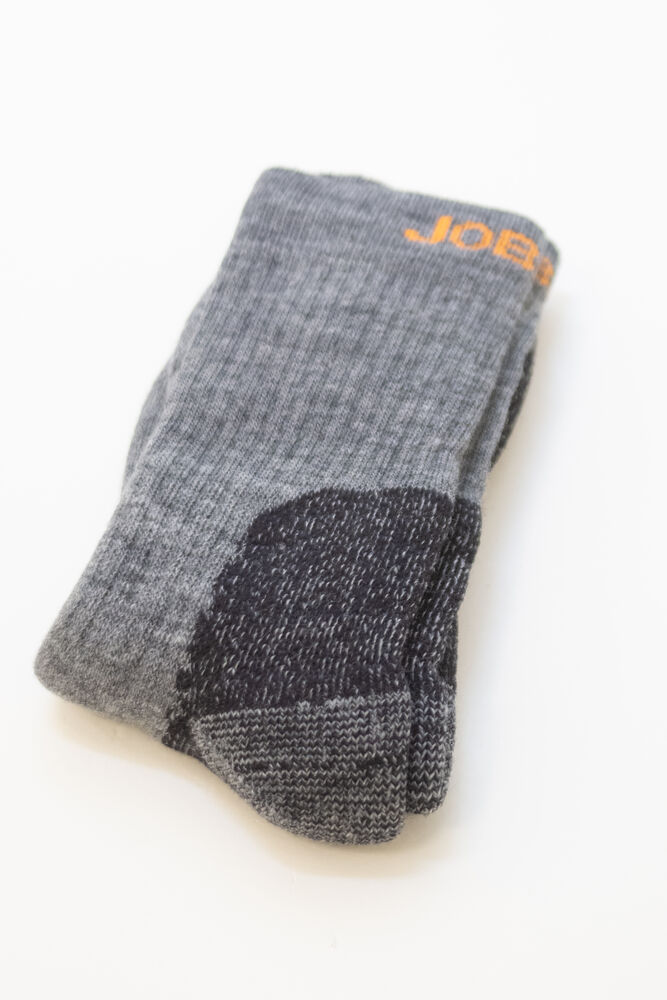 Jobman - 9598 Merino Sock Heavy Donkergrijs/Zwart 37