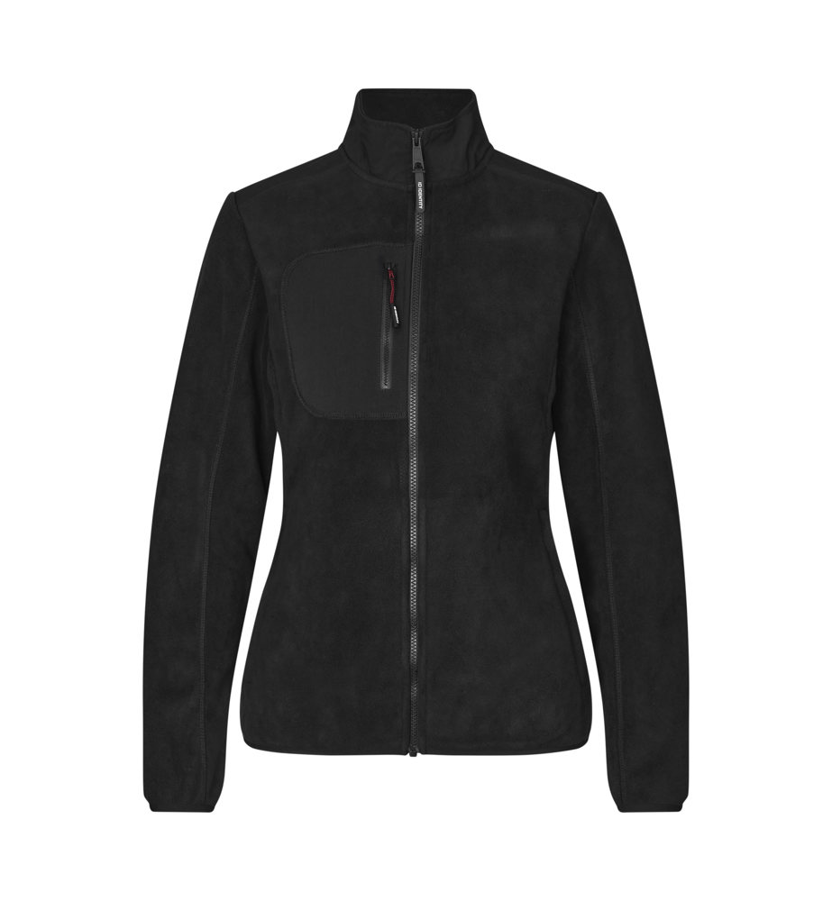 Bonded fleece jas | dames - Zwart (C-900)