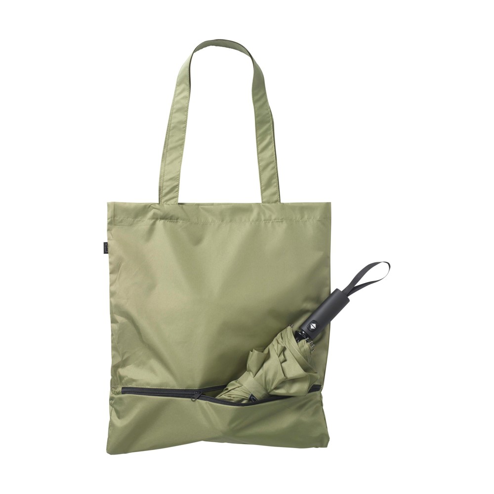 Nimbro RCS RPET opvouwbare paraplu 21 inch - olijfgroen