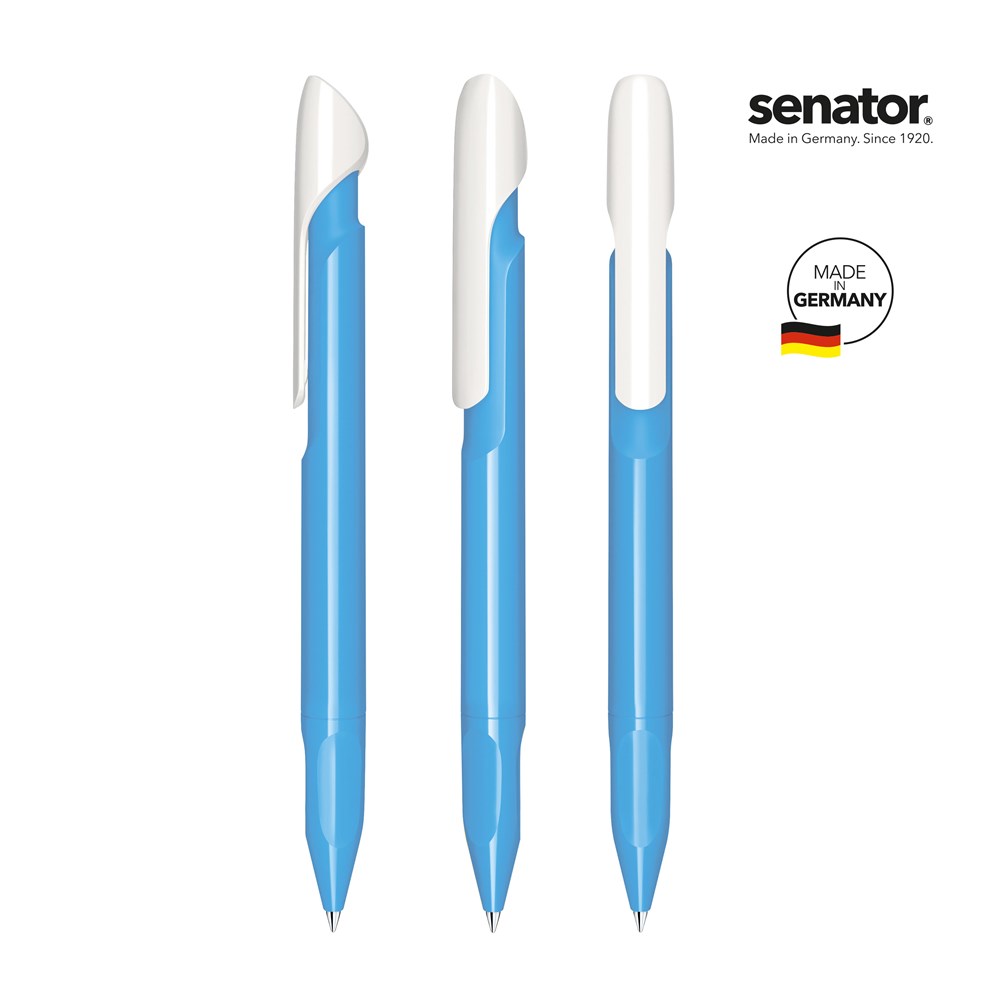senator® Evoxx Polished Recycled Druckkugelschreiber - blauw 279
