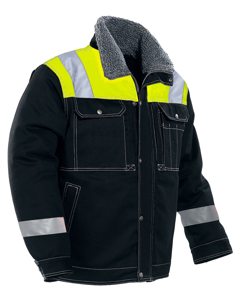 Jobman - 1179 Winter Jacket Zwart/Geel S