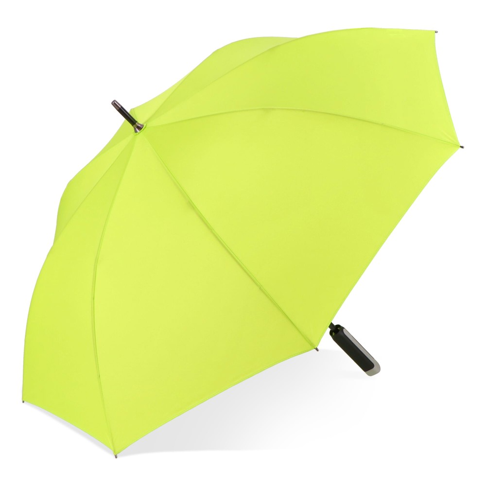 Emerantia 190T Pongee 23" Stokparaplu Auto open - lichtgroen