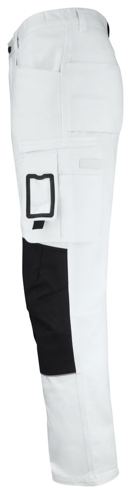 Jobman - 2130 Painters' Trousers Wit/Zwart 146