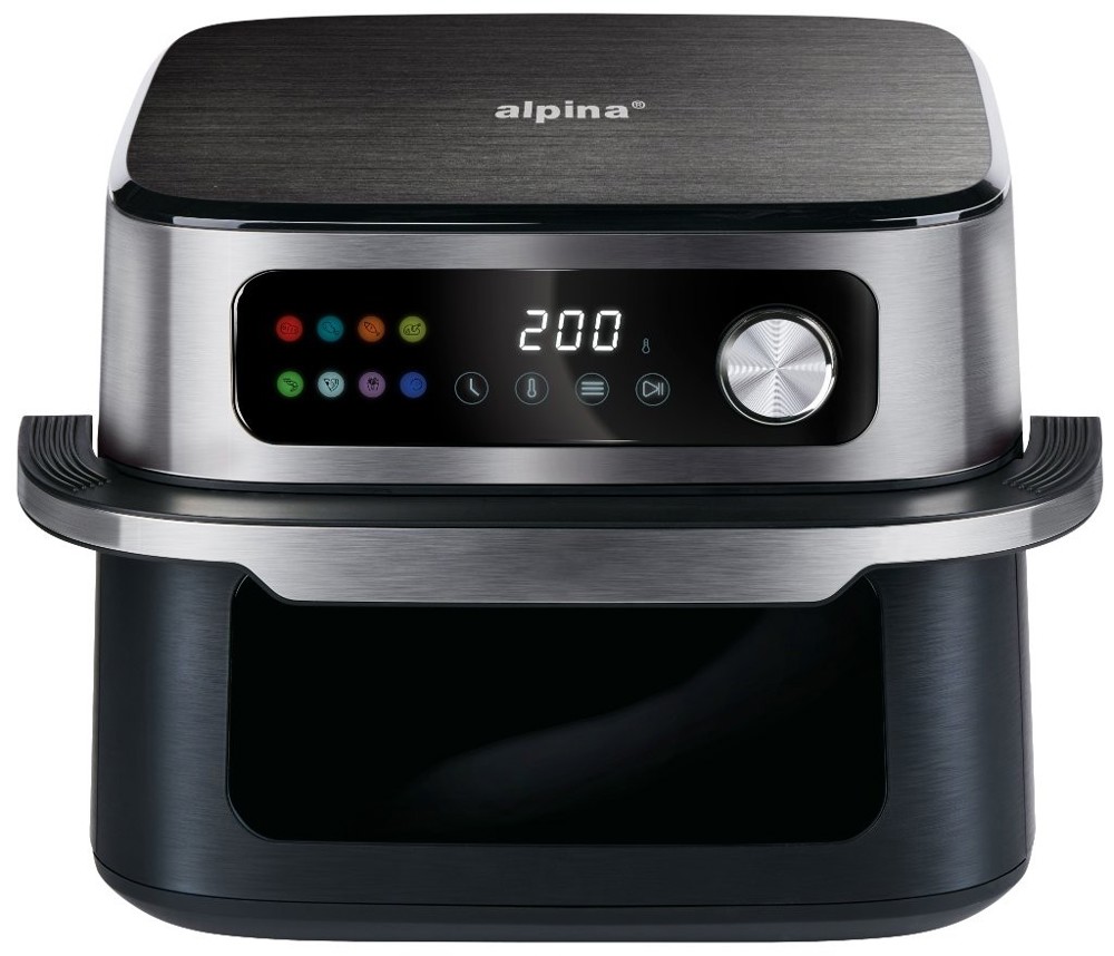ALPINA 10L XXL Digital Air Fryer- Zwart