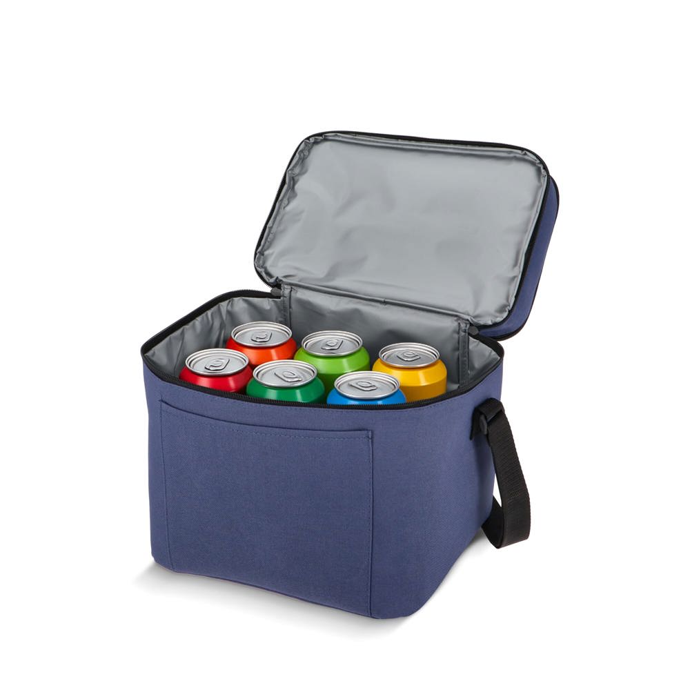 600D gerecycled PET koeltas met twee vakken 30 x 20 x 24 cm 12 L