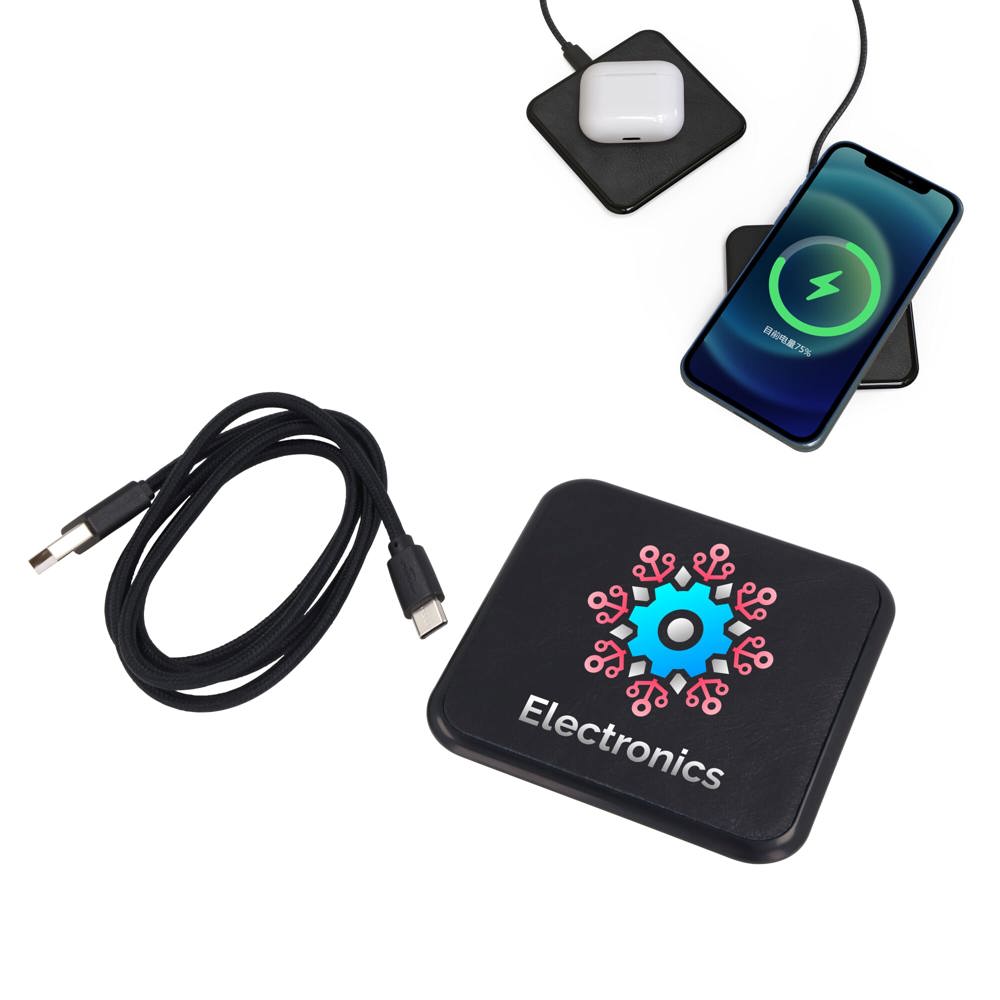 2259 | Xoopar Iné Wireless Fast Charger - Recycled Leather 15W