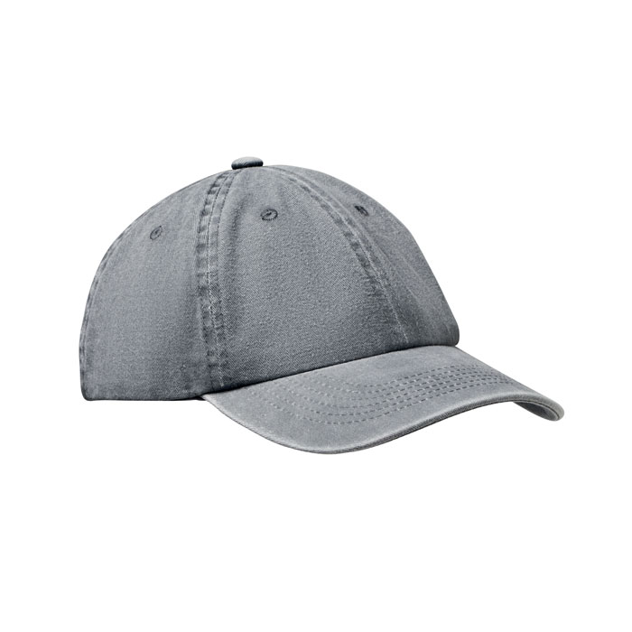 BEAU - 6 panelen baseballcap 265gr/m² - Grijs