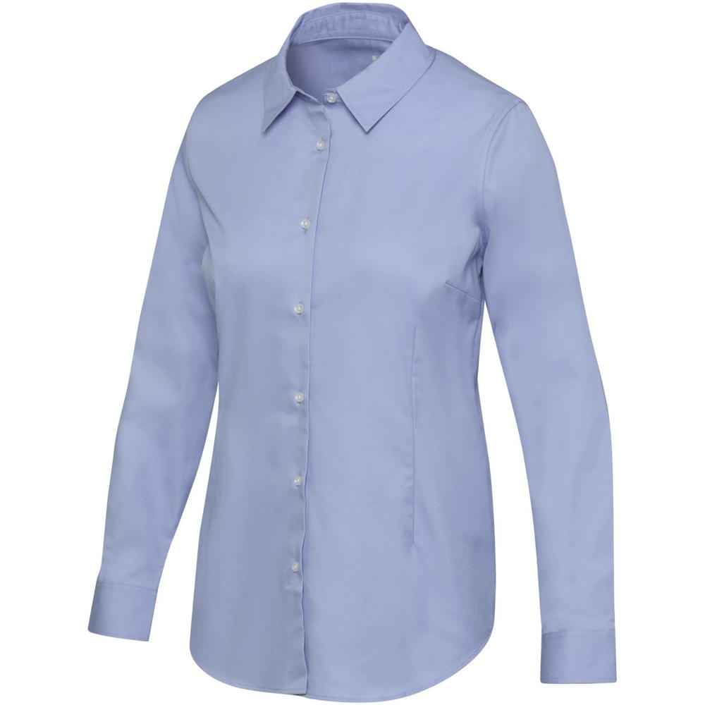 Citrine 185 g/m² twill damesshirt - Lichtblauw