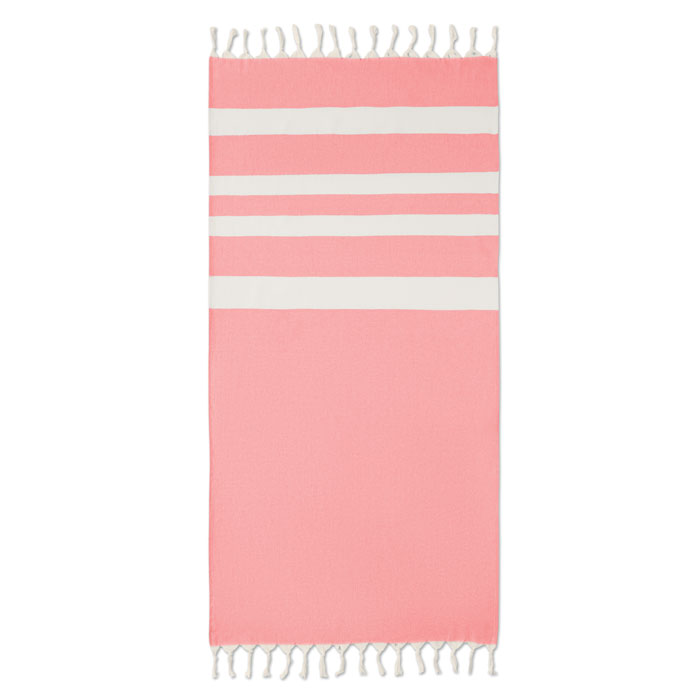 AGOURA - Hammam handdoek 140 gr/m² - Rood