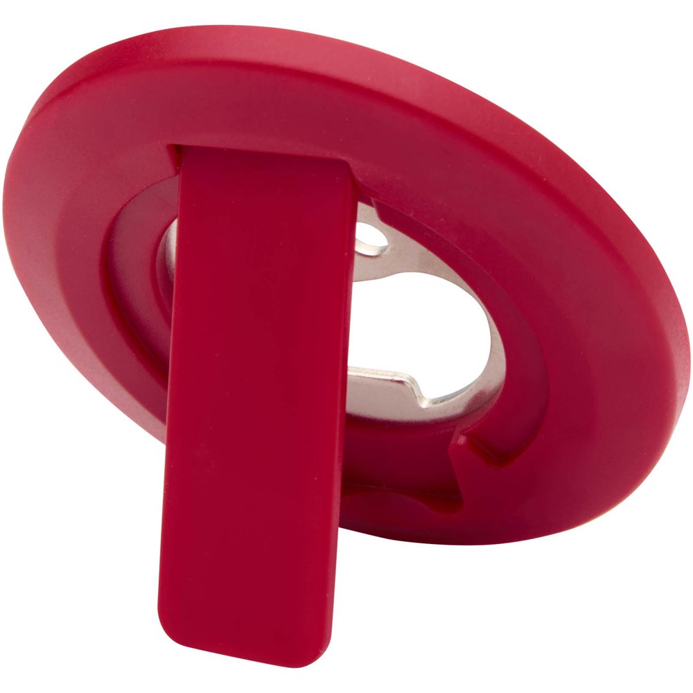 Ain magnetische telefoonstandaard van gerecycled plastic met flesopener 