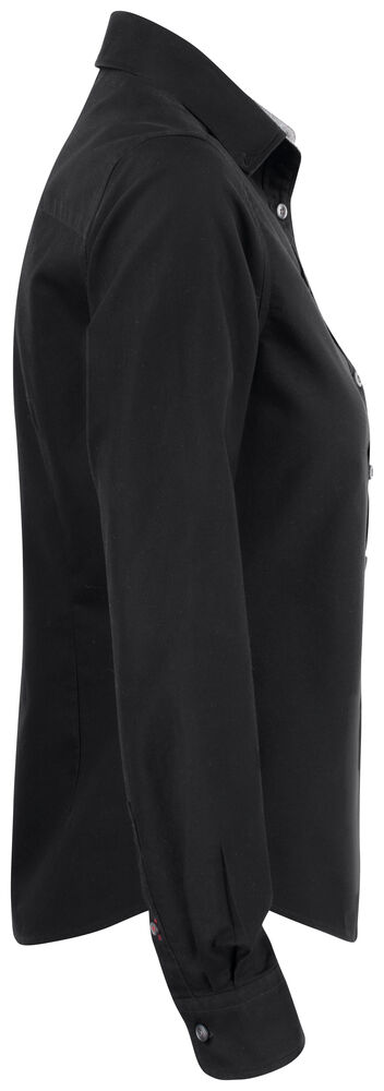 Cutter & Buck - Belfair Oxford Shirt Dames Zwart XXL