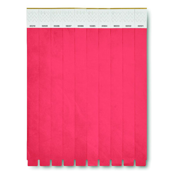 TYVEK - Èèn vel met 10 event armbandjes