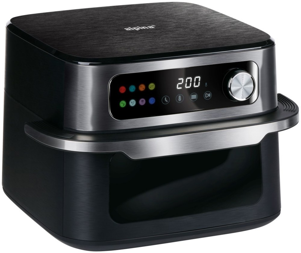ALPINA 10L XXL Digital Air Fryer- Zwart
