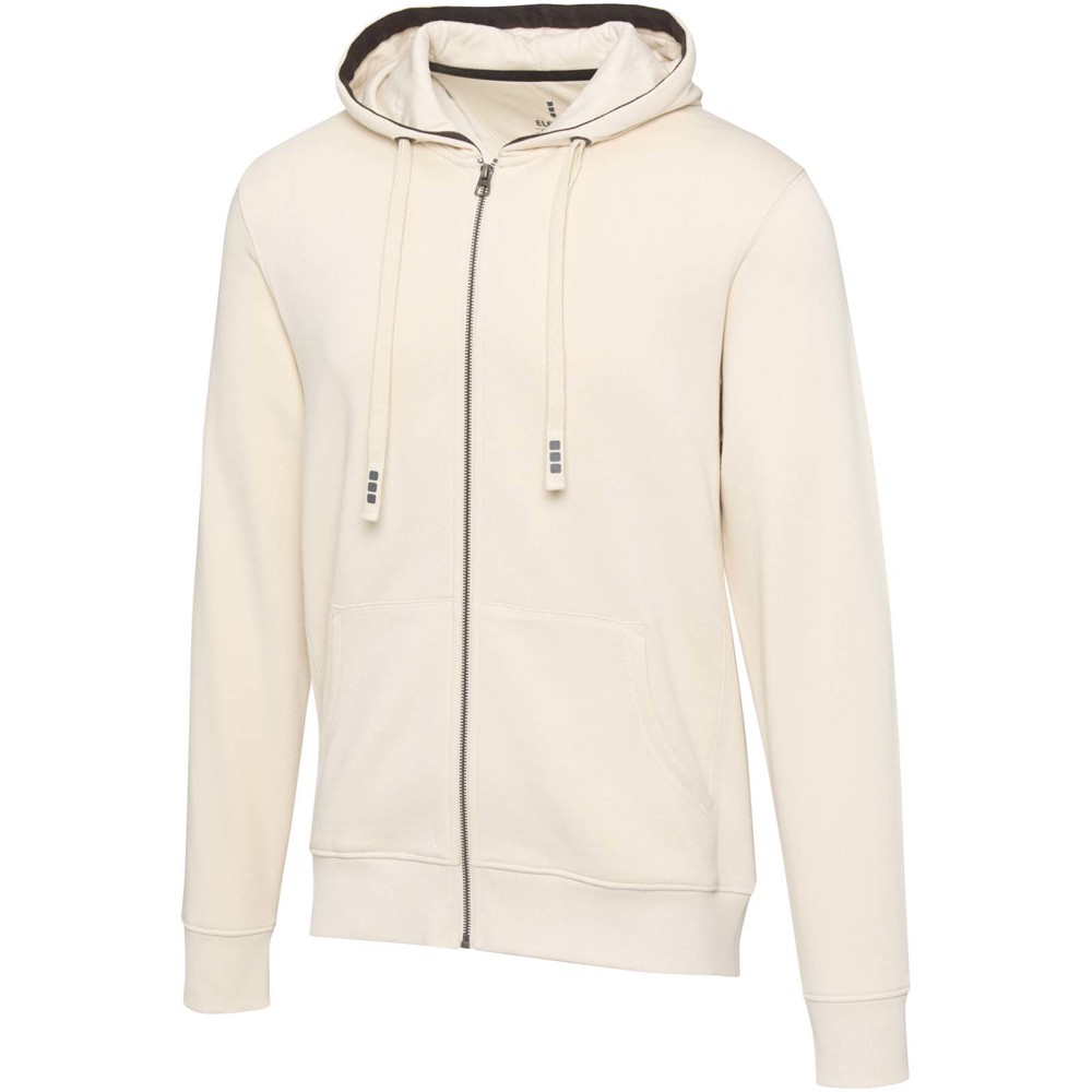 Arora 300 g/m² unisex hoodie met ritssluiting - Zandsteen