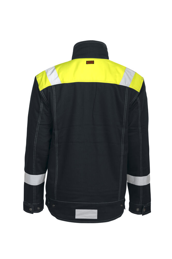 Jobman - 1179 Winter Jacket Zwart/Geel S
