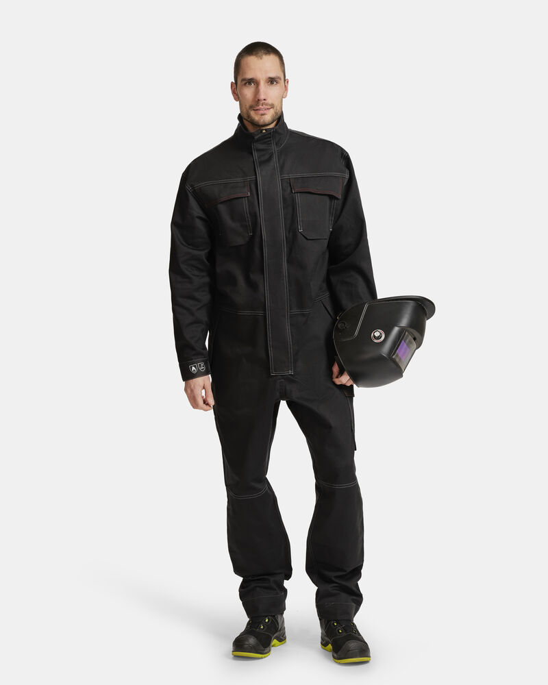 Jobman - 4037 Overall Flame Retardant zwart XS
