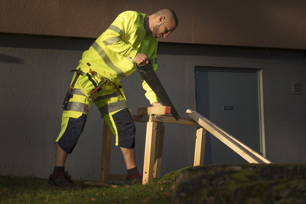 Jobman - 5123 Hi-Vis Sweatshirt Geel S