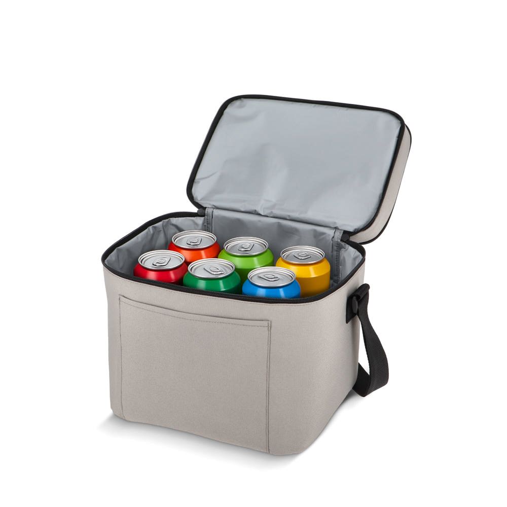 600D gerecycled PET koeltas met twee vakken 30 x 20 x 24 cm 12 L