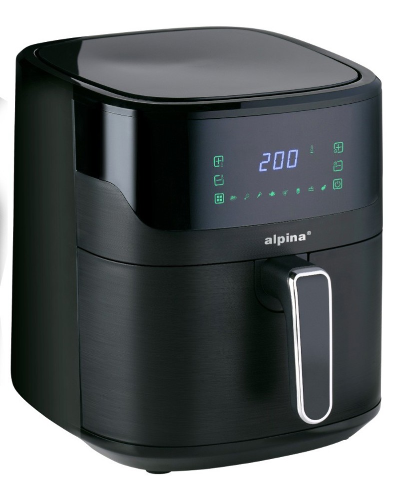 ALPINA Air Fryer 6L 1600W- Zwart
