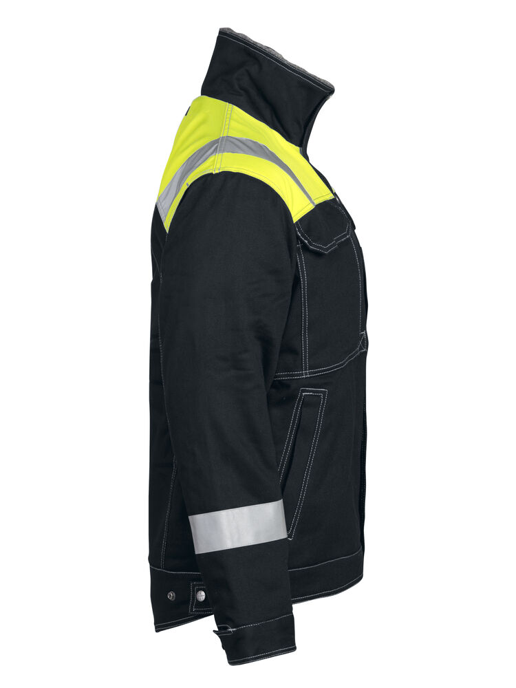 Jobman - 1179 Winter Jacket Zwart/Geel S