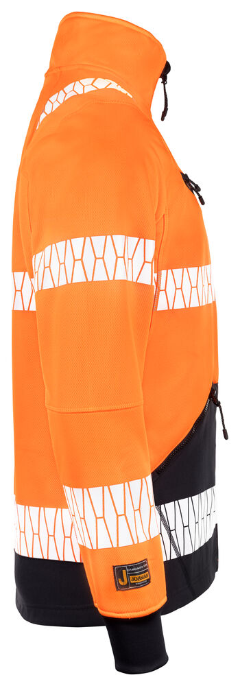 Jobman - 1190 Hi-Vis Windblocker Jacket Oranje/Zwart XS
