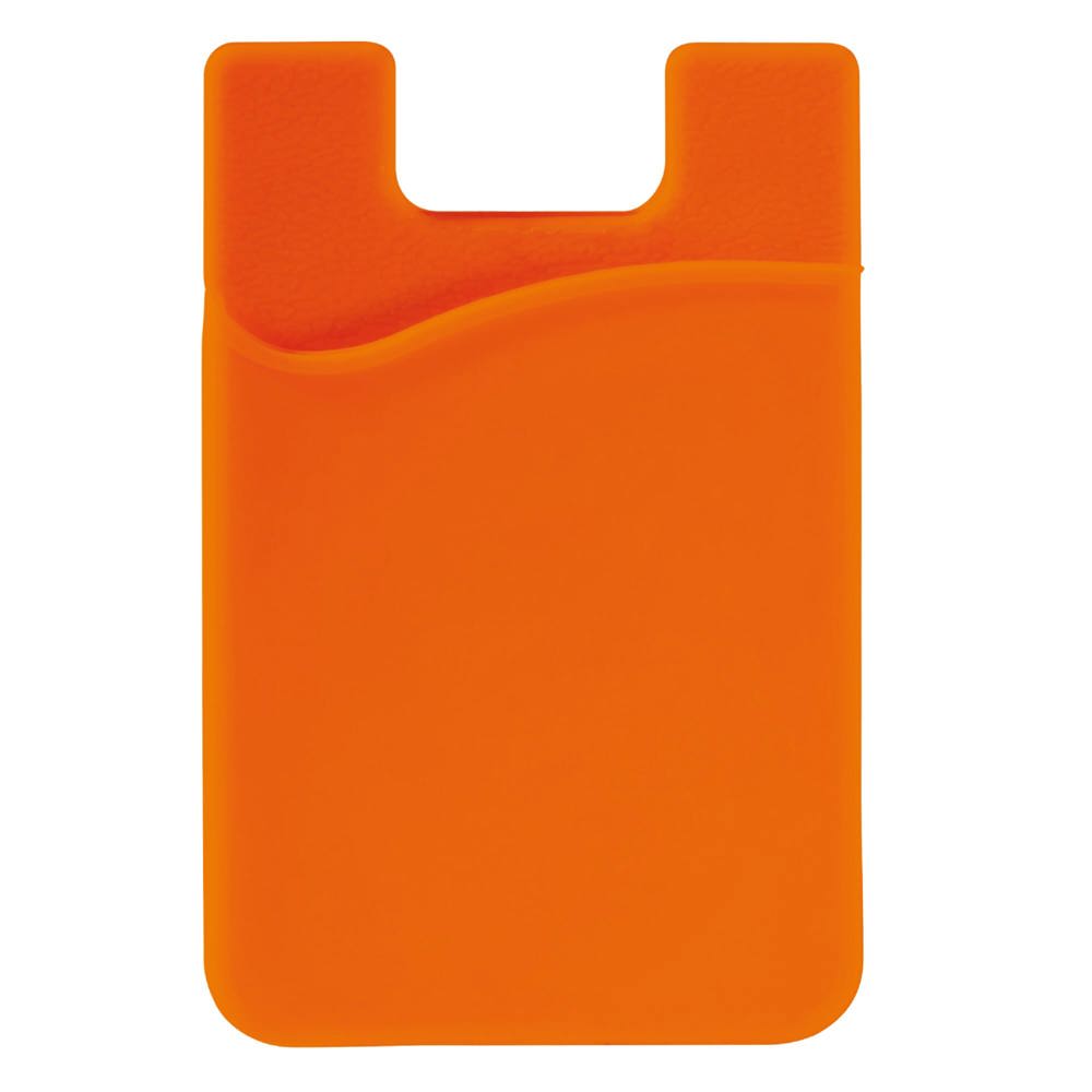 Kaarthouder smartphone - oranje