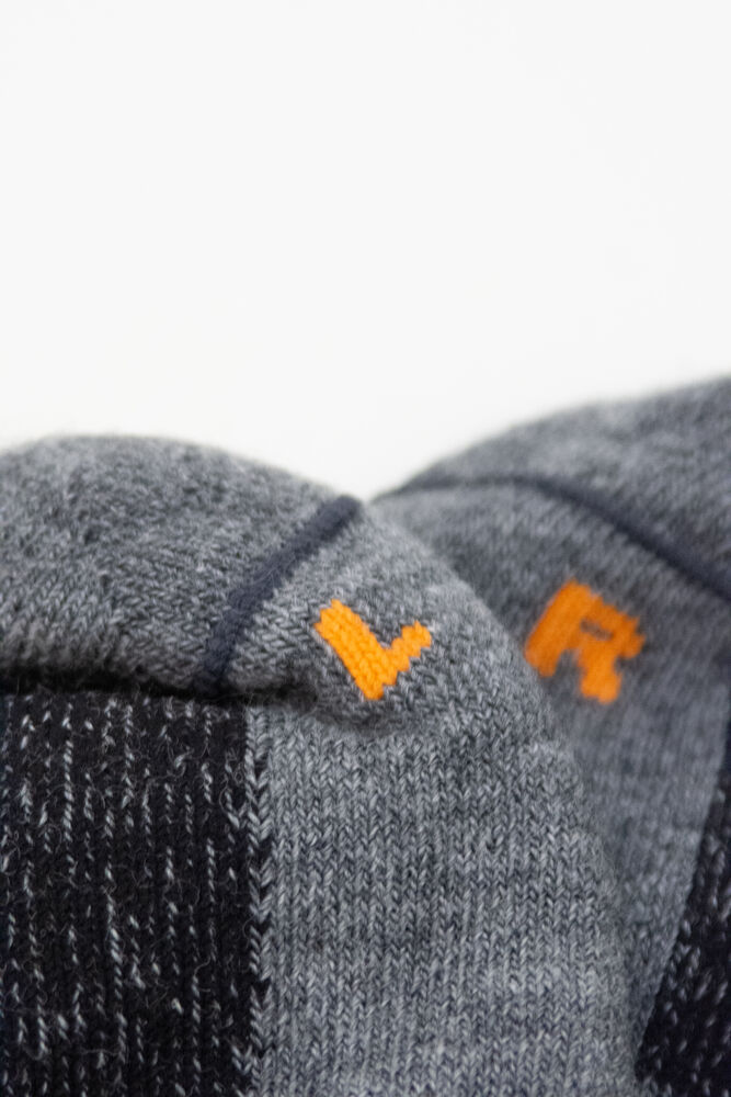 Jobman - 9598 Merino Sock Heavy Donkergrijs/Zwart 37