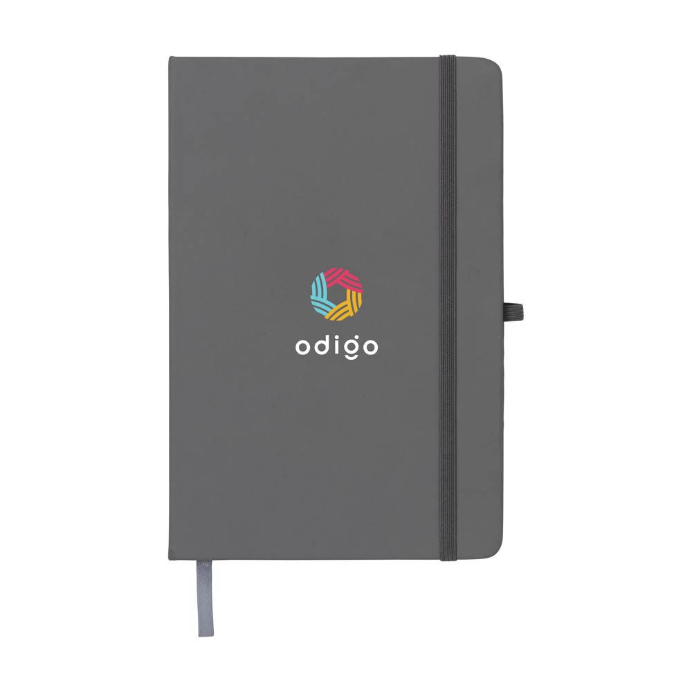Porta RPET Notebook A5 notitieboek - antraciet (± PMS Cool Gray 10C)