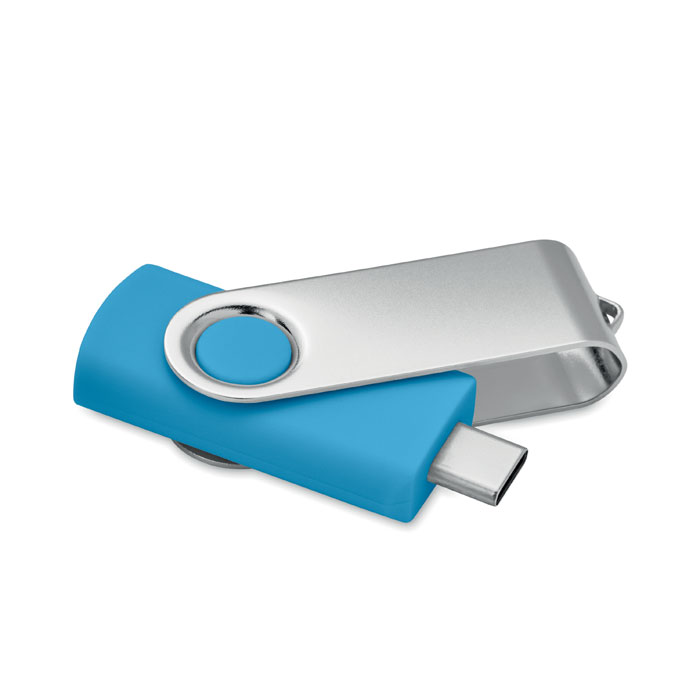 COLODRI - 16GB USB flash 3.0 type-C MO1401 - turquoise