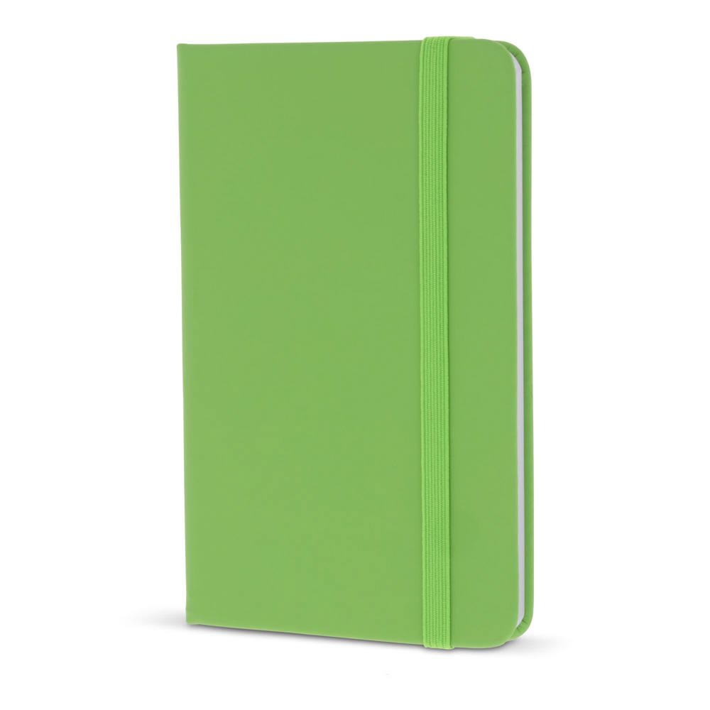 A6-notitieboek van PU - lichtgroen