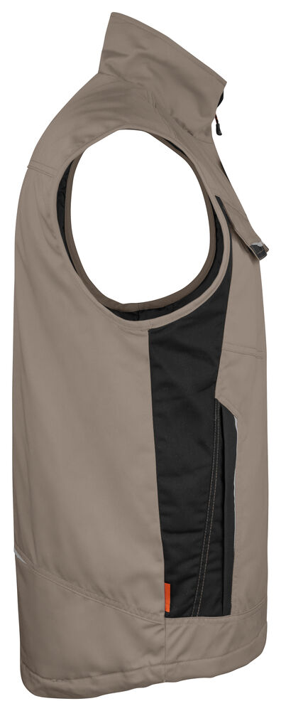Jobman - 7517 Service Vest Lined Khaki XS