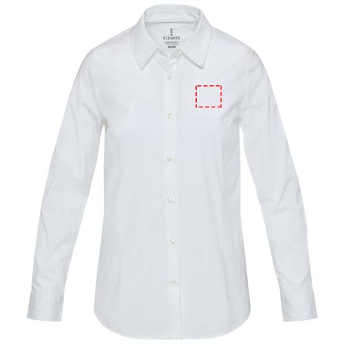 Carnelian 133 g/m² poplin damesshirt