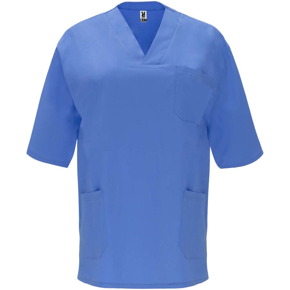Panacea 160 g/m2 unisex servicehemd met korte mouwen - Lab blauw