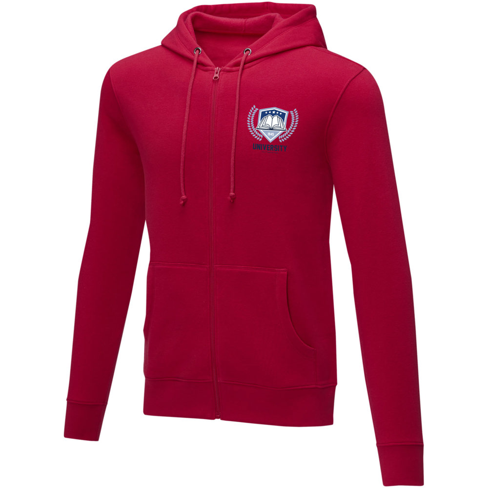 Charon 240 g/m² heren hoodie met ritssluiting