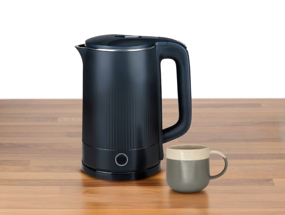 ALPINA 1.5L Cordless Electric Water Kettle- Zwart