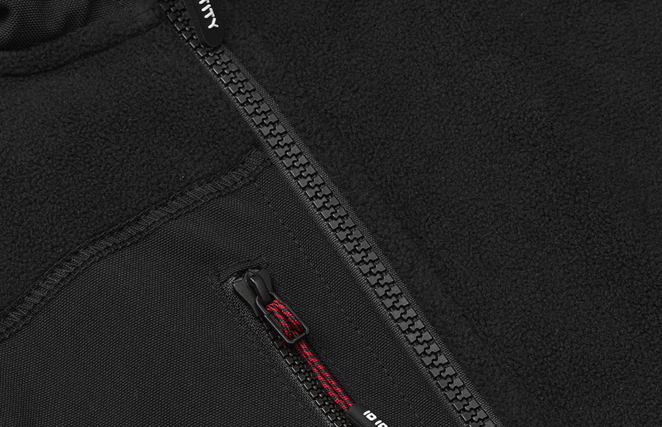 Bonded fleece jas