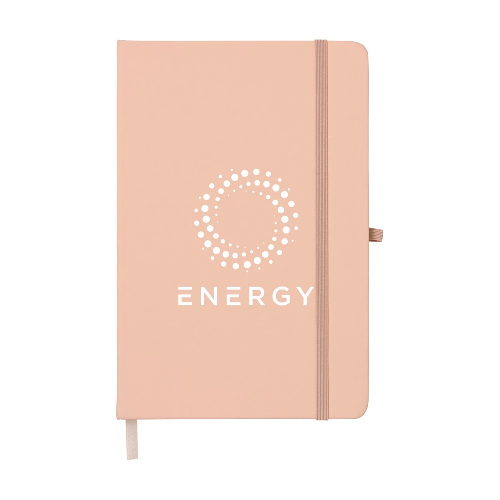 Porta RPET Notebook A5 notitieboek - roze (± PMS 4033C)