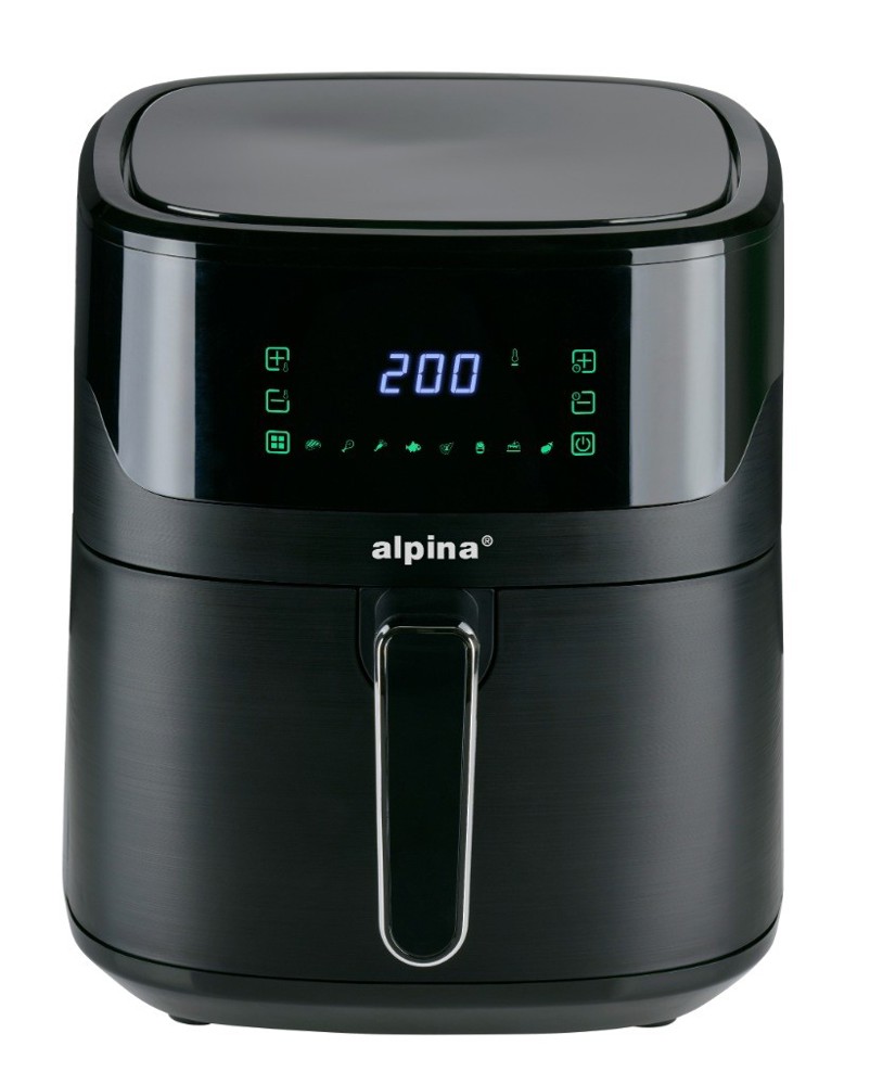 ALPINA Air Fryer 6L 1600W- Zwart